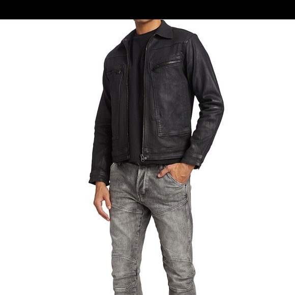 G-Star Raw Air-force Waxed Denim Jacket - Picture 5 of 12